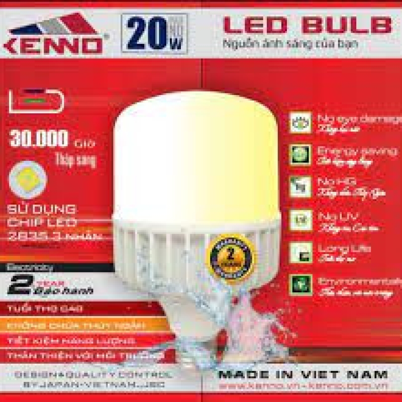 Bóng Đèn BULD KENNO 20W-DM 3 Chế Độ (Hàng Cty)