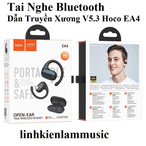 Tai Nghe Bluetooth Dẫn Truyền Xương V5.3 Hoco EA4