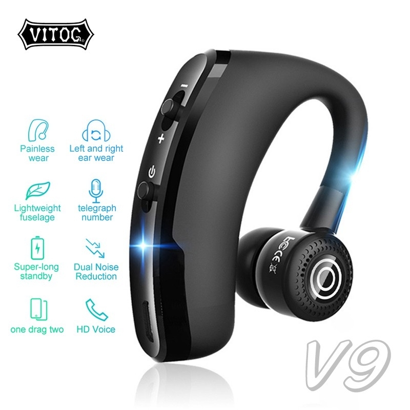 Tai Nghe Bluetooth V9 Móc Tai