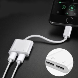 Cáp Chuyển Iphone 1 Ra 2 Đầu Lightning Hộp Trắng Rẻ