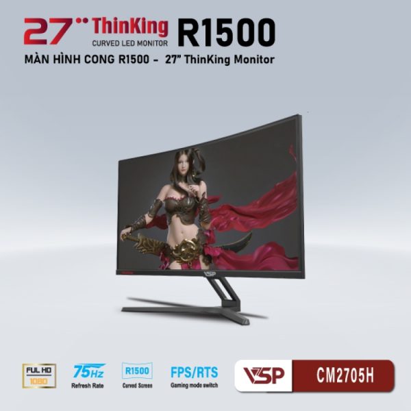 Màn Hình Cong LCD CM2705H 27inch (đặt trước 2 tiếng)