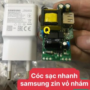 Cóc Sạc Nhanh Samsung Zin Máy Vỏ Nhám