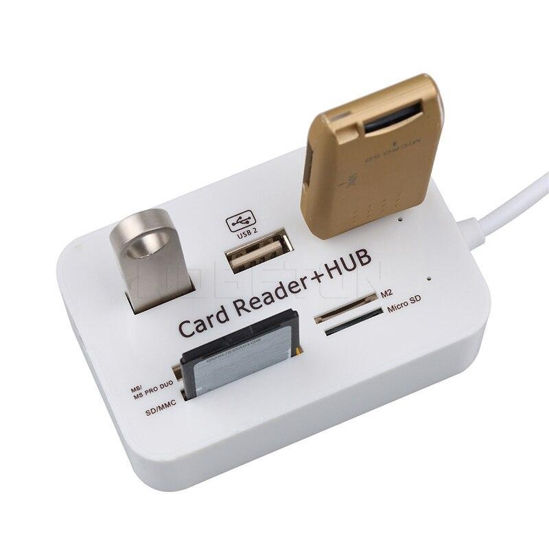 Hub Chia USB (3 Cổng USB 3.0 + 4 Cổng đọc Thẻ)///