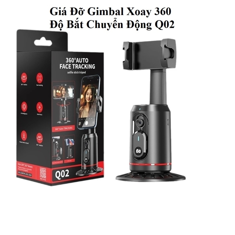 Giá Đỡ Gimbal Xoay 360 Độ Bắt Chuyển Động Q02