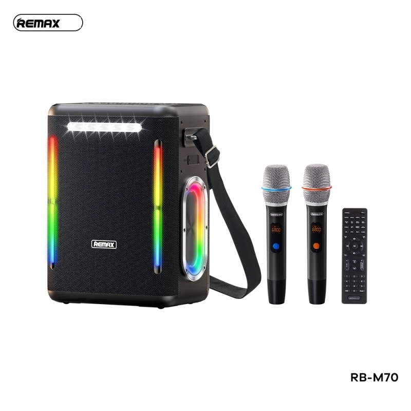 Loa Karaoke Bluetooth Remax RB-M70. Kèm 2 Micro (đặt Trong Ngày)