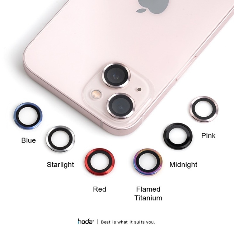 Ốp Dán Camera Titan Iphone 15, 16 (2 Mắt)