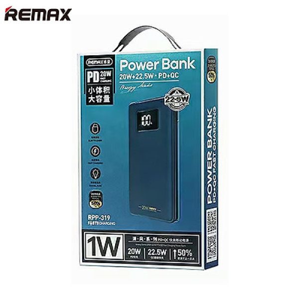 PIN DỰ PHÒNG SẠC NHANH 22.5W REMAX RPP-319 10.000MAH//2