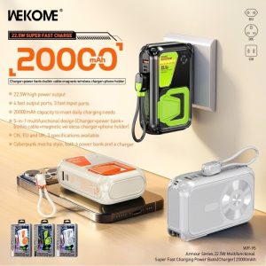 Pin Dự Phòng Sạc Nhanh 22.5W Wekome WP-95 20.000mah