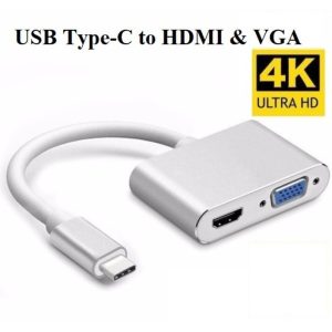 Cáp Chuyển Type-c ra HDMI và VGA