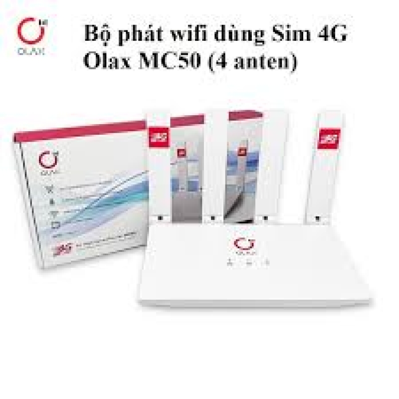 Bộ Phát Wifi Dùng Sim 4G Olax MC50 (4 Anten)