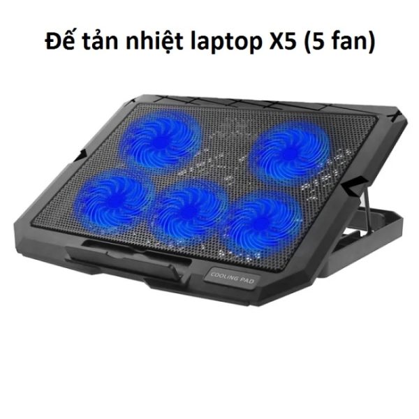 Đế Tản Nhiệt Laptop X5 (5 Fan)