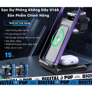 Đế Sạc Không Dây Wekome U168 15W