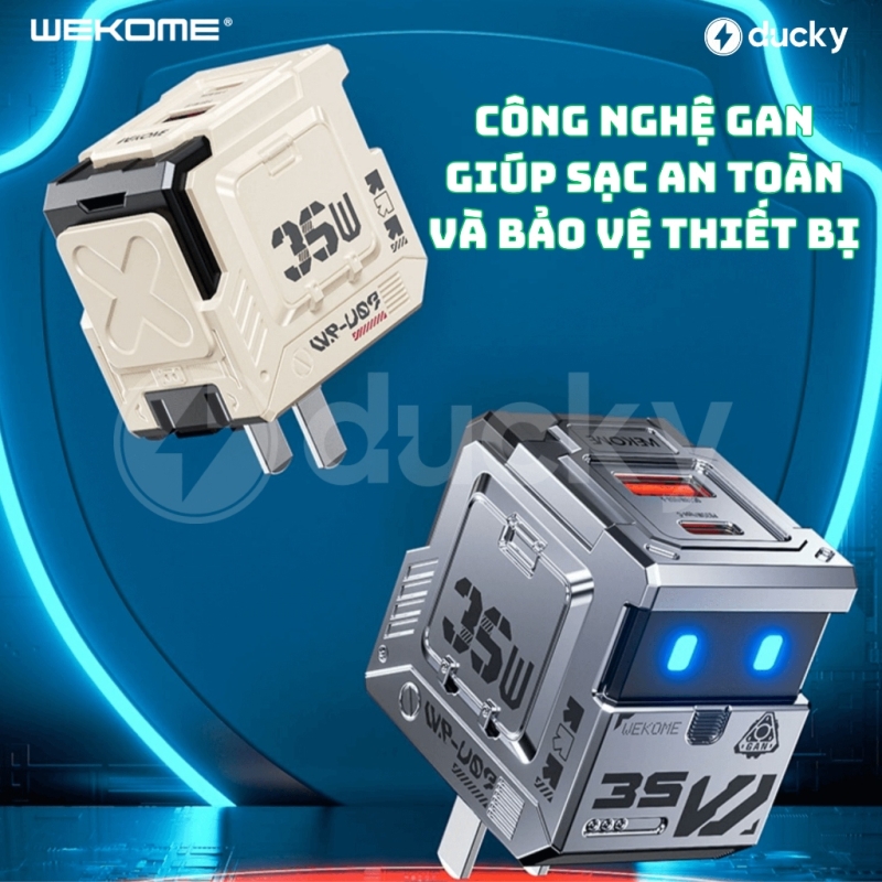 Cóc Sạc Nhanh 35W Wekome WP-U07