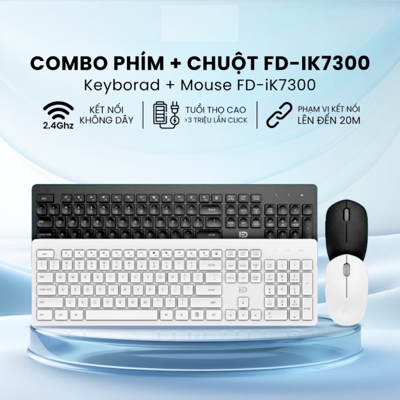 Combo Bàn Phím và Chuột FD - iK7300