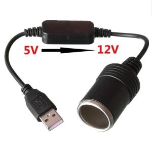 Bộ Chuyển Nguồn Usb Sang đầu Tẩu Xe 12V