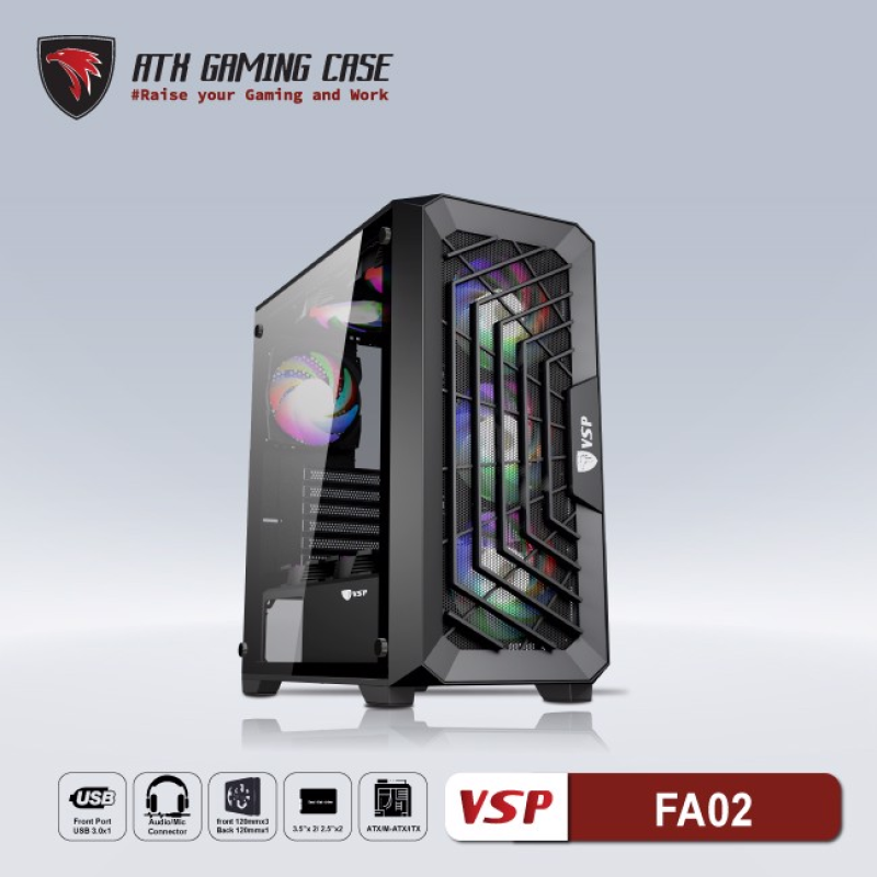 Vỏ máy tính/Case VSP FA02 Full ATX