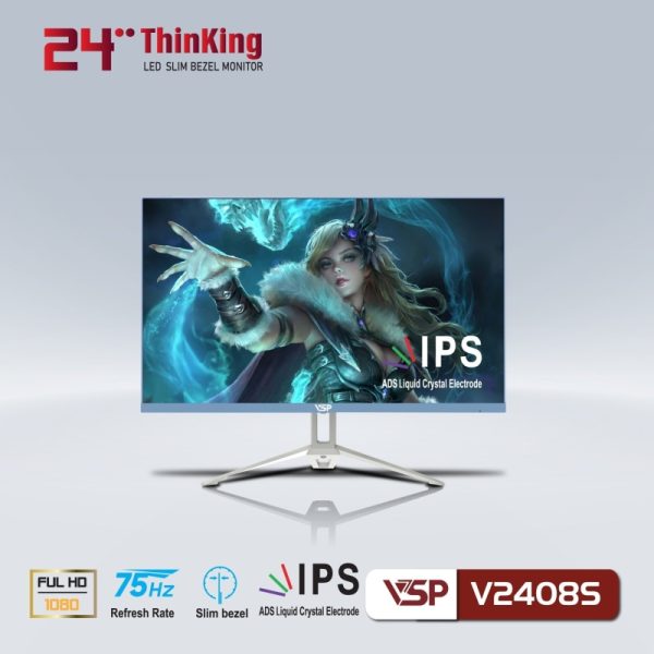 Màn hình VSP V2408S 24inch [XANH NHẠT] đặt trước 2 tiếng