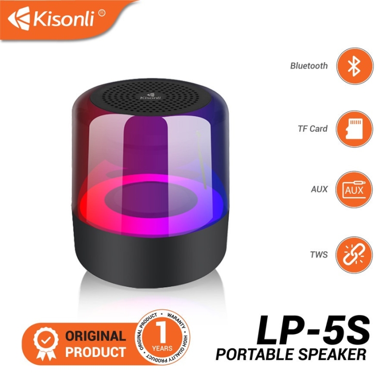 Loa bluetooth Led RGB Kisonli LP 5S