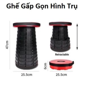 Ghế Gấp Gọn Hình Trụ