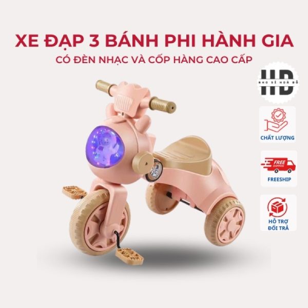 Xe đạp Chòi Chân Cho Bé Gấp Gọn 3 Bánh Phi Hành Gia