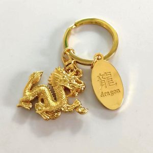 Móc Khoá Rồng Mạ Vàng DRAGON