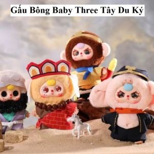 Nguyên Hộp 8 Gấu Bông Baby Three Tây Du Ký