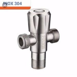 Đầu Chia Vòi Nước Inox 304 1 Ra 3 Có Nắp Đậy