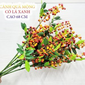 Mô Hình Cành Quả Mọng Nhân Tạo Trang Trí Tết