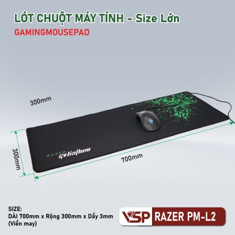 Miếng Lót Chuột/ Mouse Pad VSP Razer PM-L2 700 X 300 X 3mm