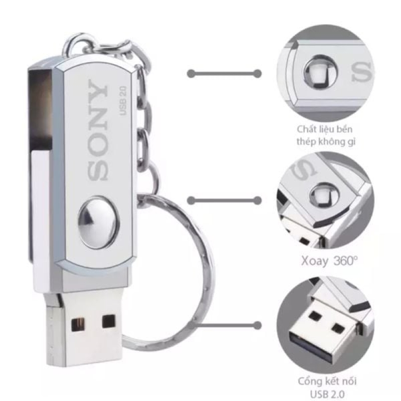 USB 2.0 Sony Vaio Xoay 4GB