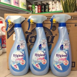 Chai Xịt Ủi Thơm Quần Áo HYGIENE Thái Lan 550ml