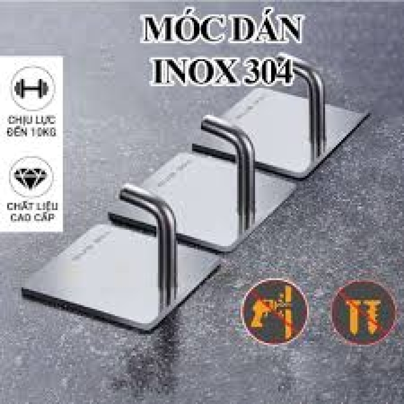 Móc Treo đồ Dán Tường Inox 304 Số 7 D200