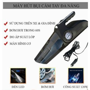 Máy Hút Bụi Kiêm Bơm Lớp Chuyên Dụng 4IN1 Có Đồng Hồ Cơ