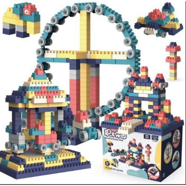 Bộ Lego Xếp Hình Lắp Ráp Cho Bé 520 Hạt