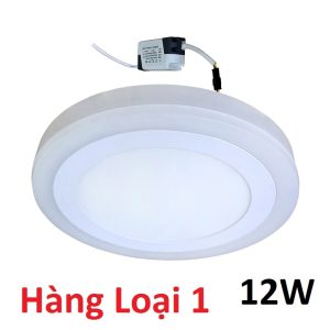 Bóng đèn ốp nổi tròn 12w sáng trắng