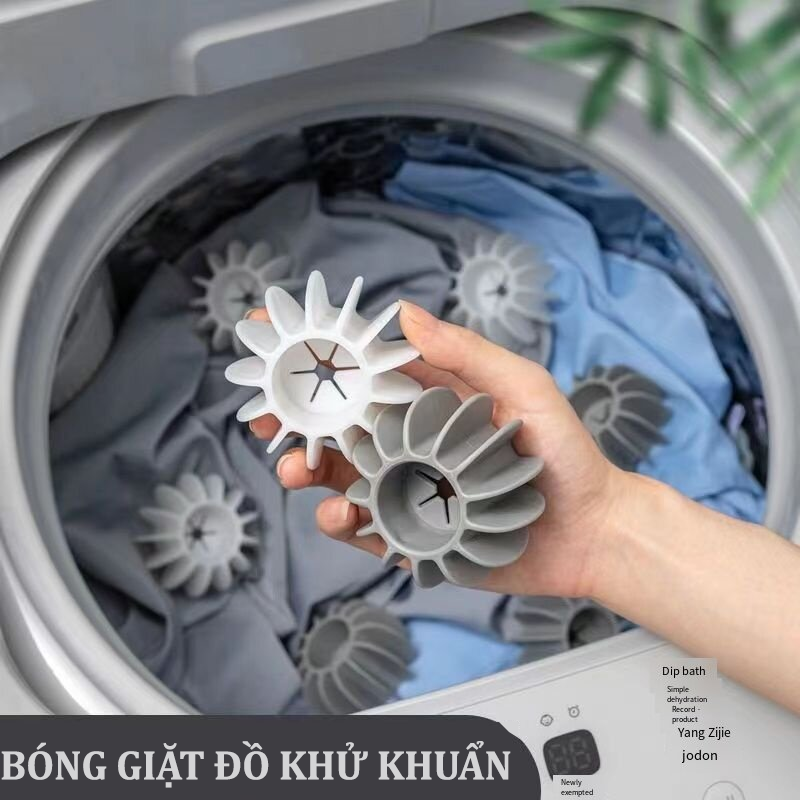 Bóng Giặt Khử Khuẩn Hình Tròn Nhiều Cạnh mini 2cm