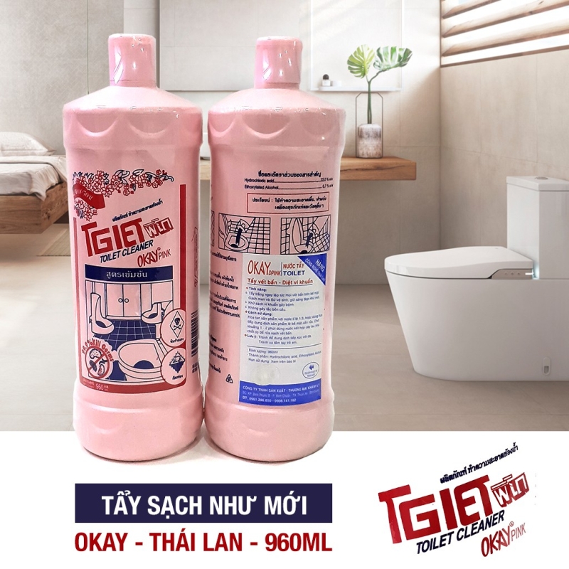 Chai vệ sinh toilet Thái Lan 960ml