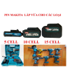 Chân Pin Makita 36v. 5 Cell dùng cho (máy khoan, súng rửa xe, máy cắt..v..v..)