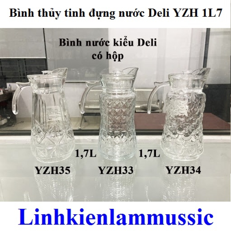 Bình Thủy Tinh đựng Nước Deli YZH 1L7