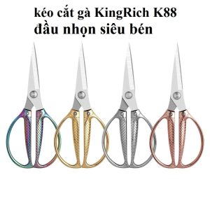 Kéo Cắt Gà KingRich K88 đầu Nhọn Siêu Bén