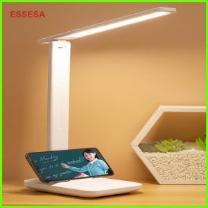 Đèn led để bàn học 868 sạc usb có giá đỡ điện thoại