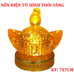 Nến điện tử hình thổi vàng