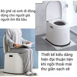 Bô Vệ Sinh Trong Nhà Di Động Cho Người Già, Bà Bầu, Trẻ Em 5459