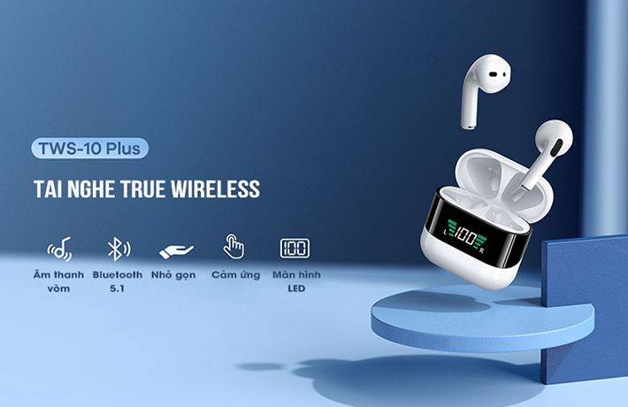 Tai nghe True Wireless Remax TWS-10 Plus 1