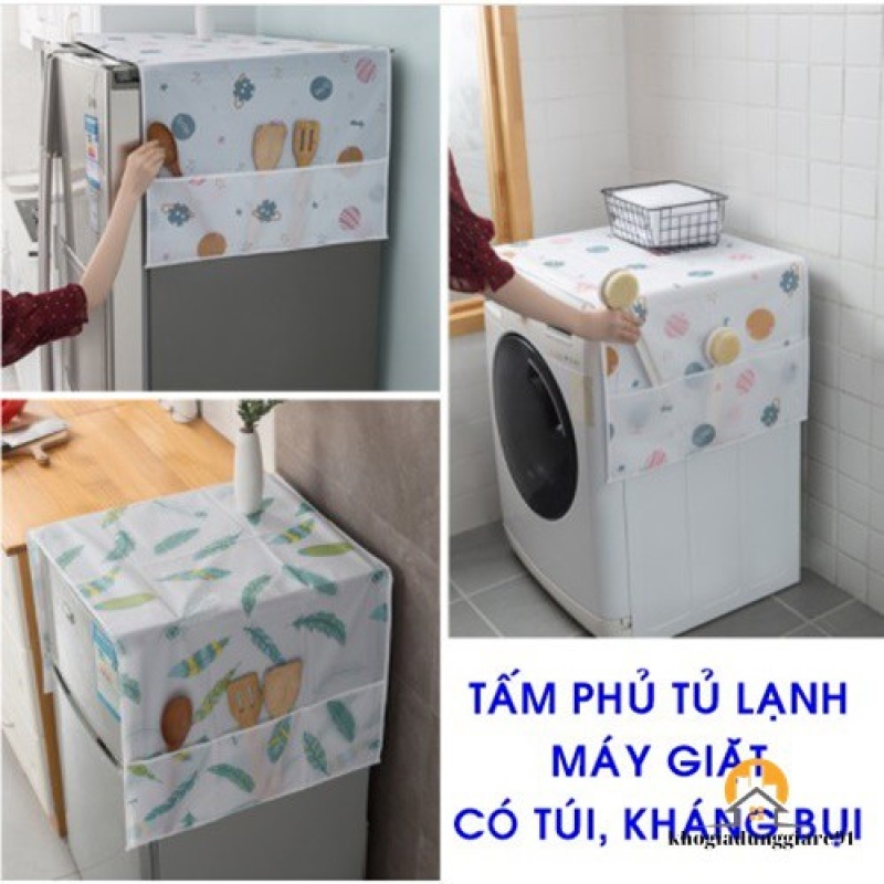 Tấm Phủ Tủ Lạnh Có Túi đựng