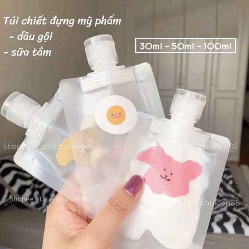 Túi chiết mỹ phẩm 30ml, 50ml, 100ml