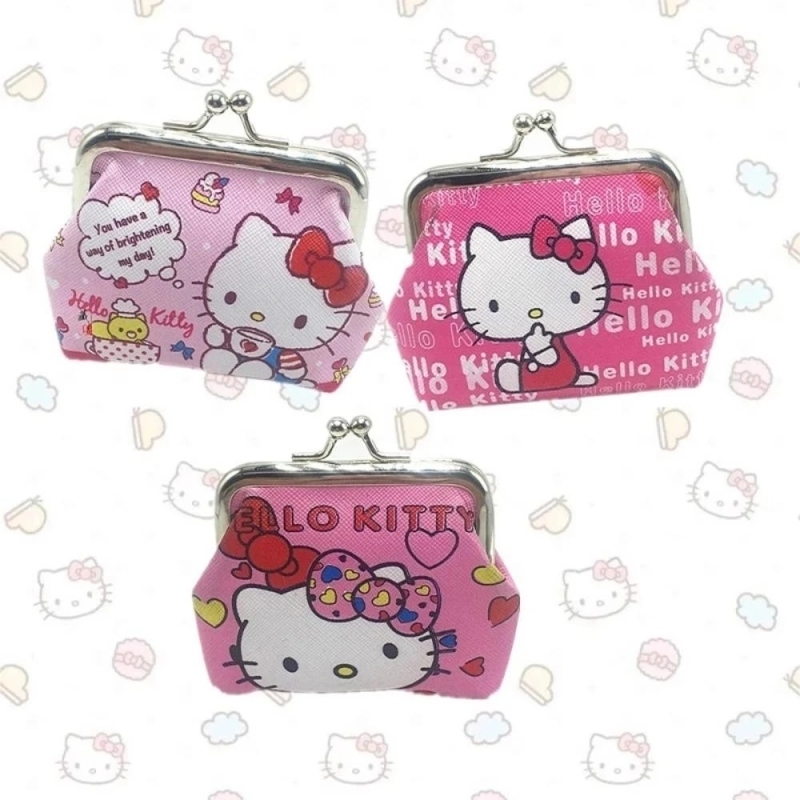 Túi đựng Tiền Xu Hoạt Hình, Ví Mini Hello Kitty