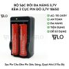 Cục Sạc Pin 3v7, 4v2 Loại 2 Pin