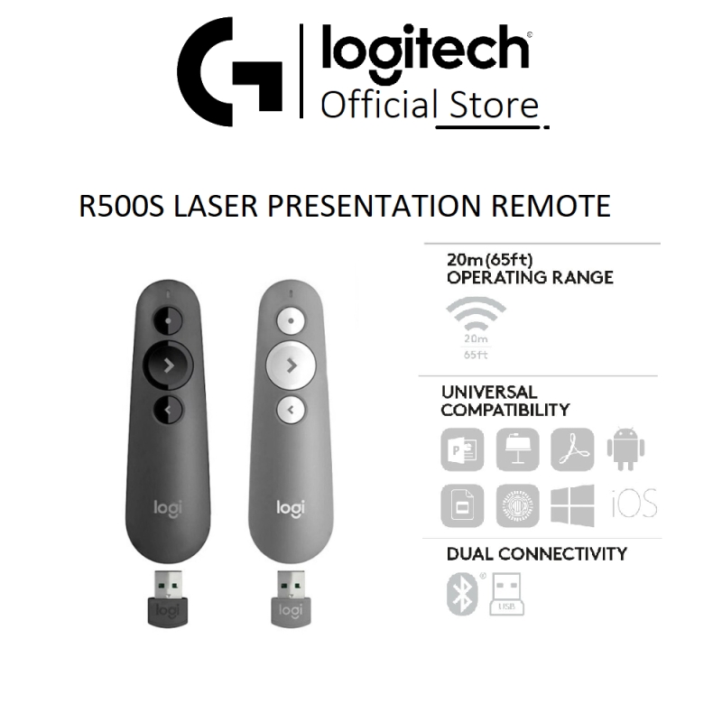 Bút Trình Chiếu Không Dây Lazer Logitech R500