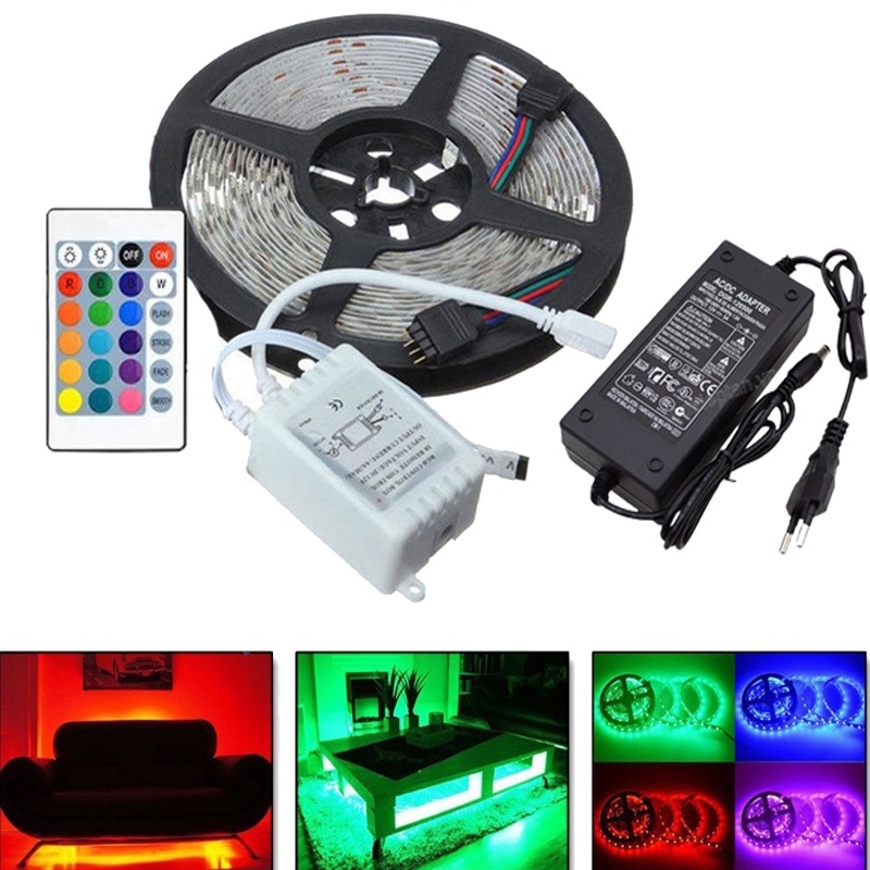 Đèn Led Cuộn Dài 5m Dây đổi Màu RGB 3528